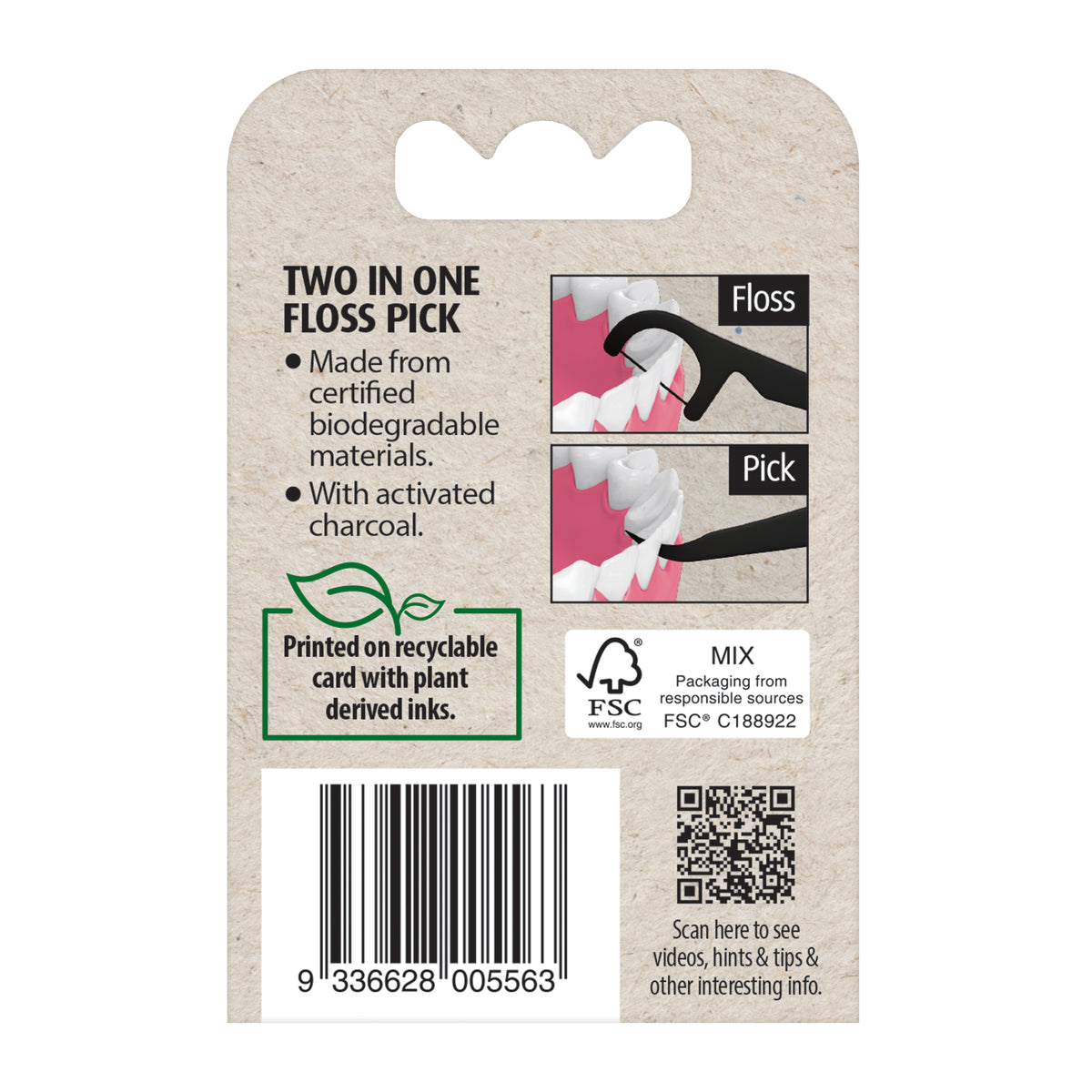 Piksters Eco Floss Picks 30pk