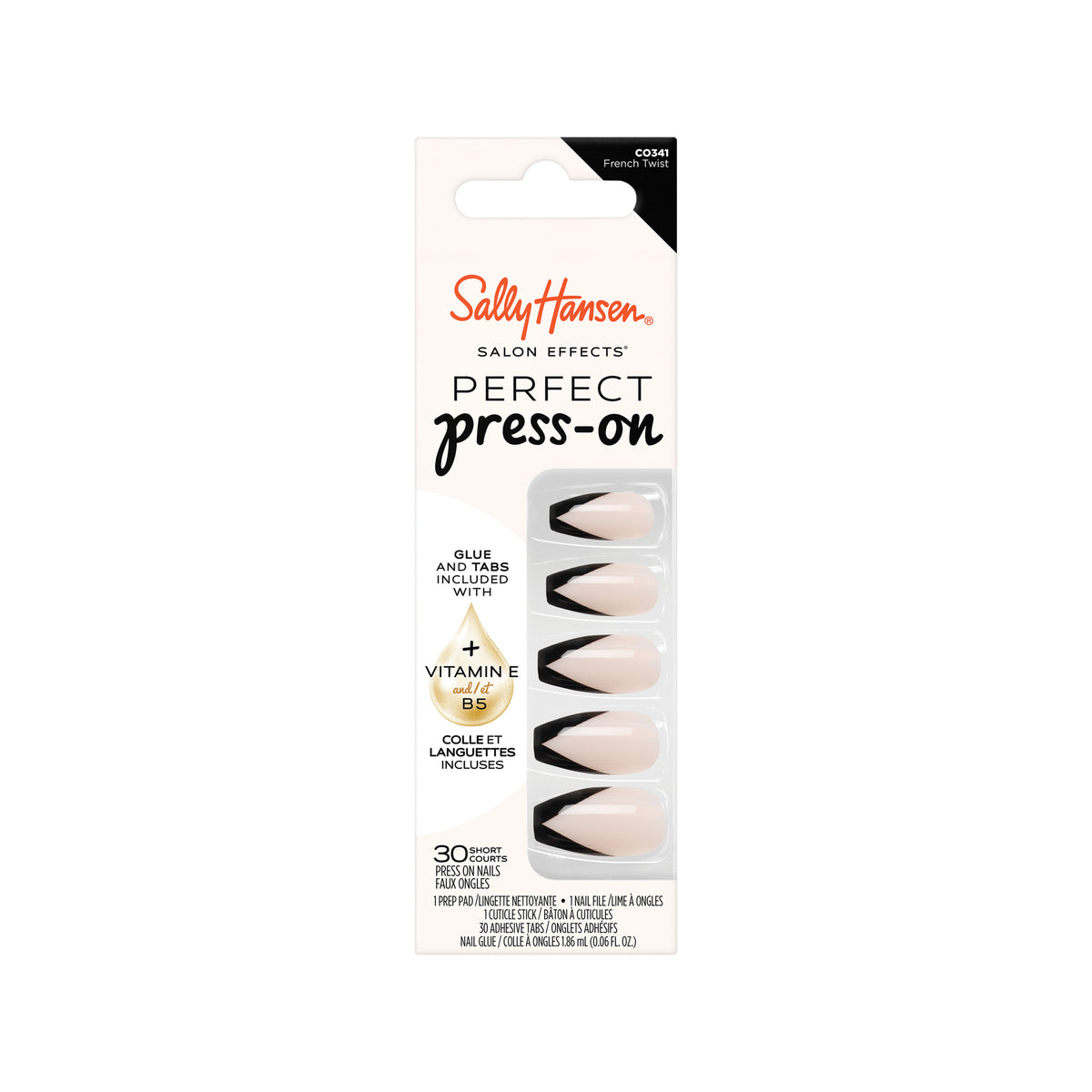 Sally Hansen Perfect Press On Nails French Twist