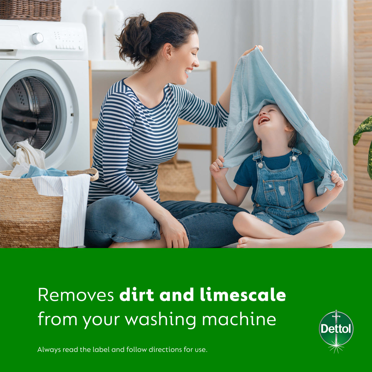 Dettol Odour Eliminator Washing Machine Cleaner 250mL