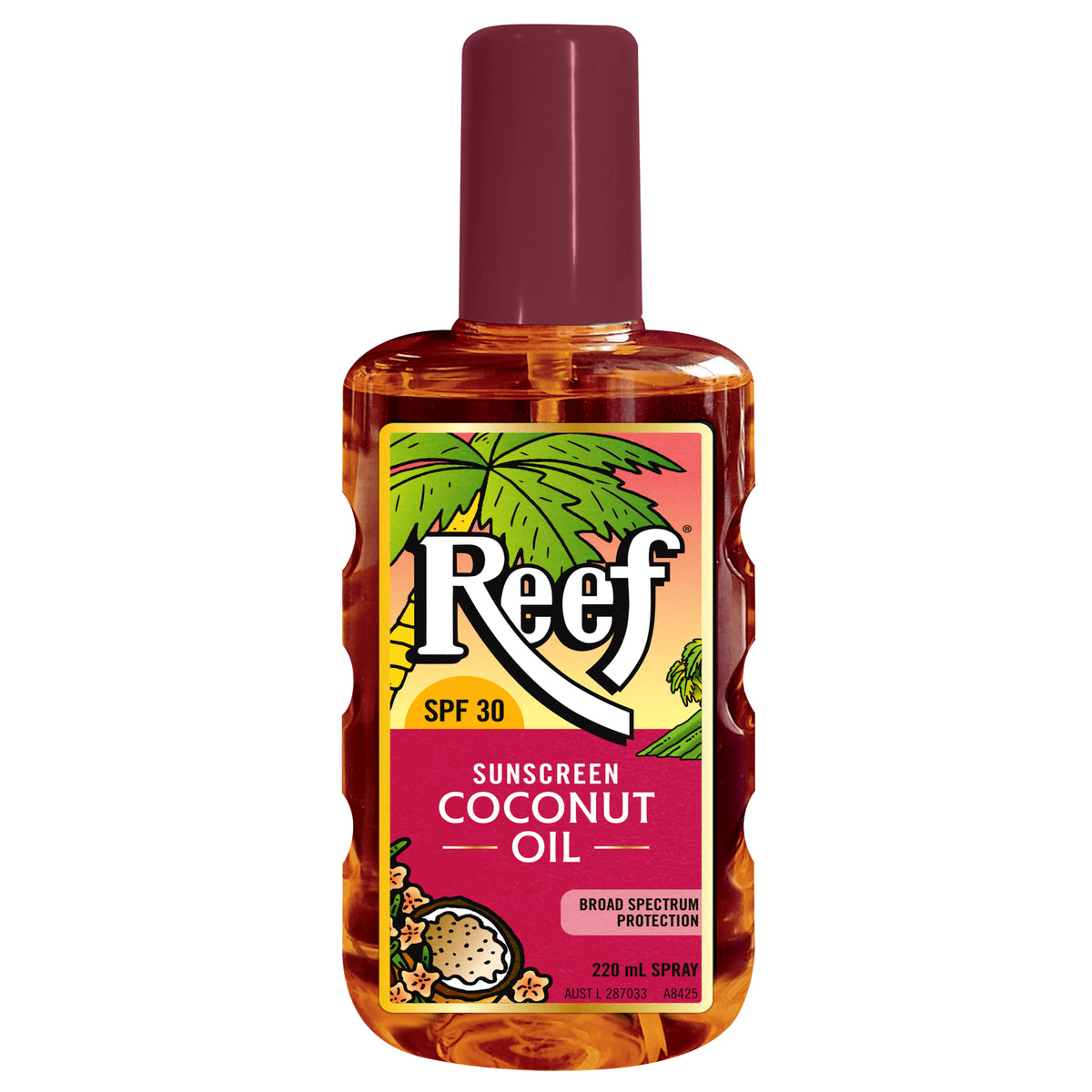 Reef Coconut Sunscreen Oil Spray SPF 30 220mL