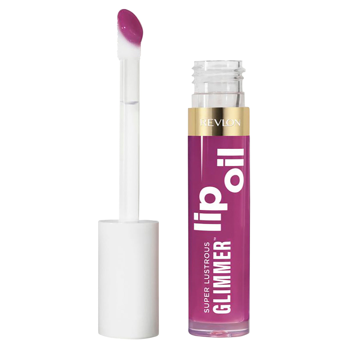 Revlon Super Lustrous Glimmer Lip Oil Plum Pop