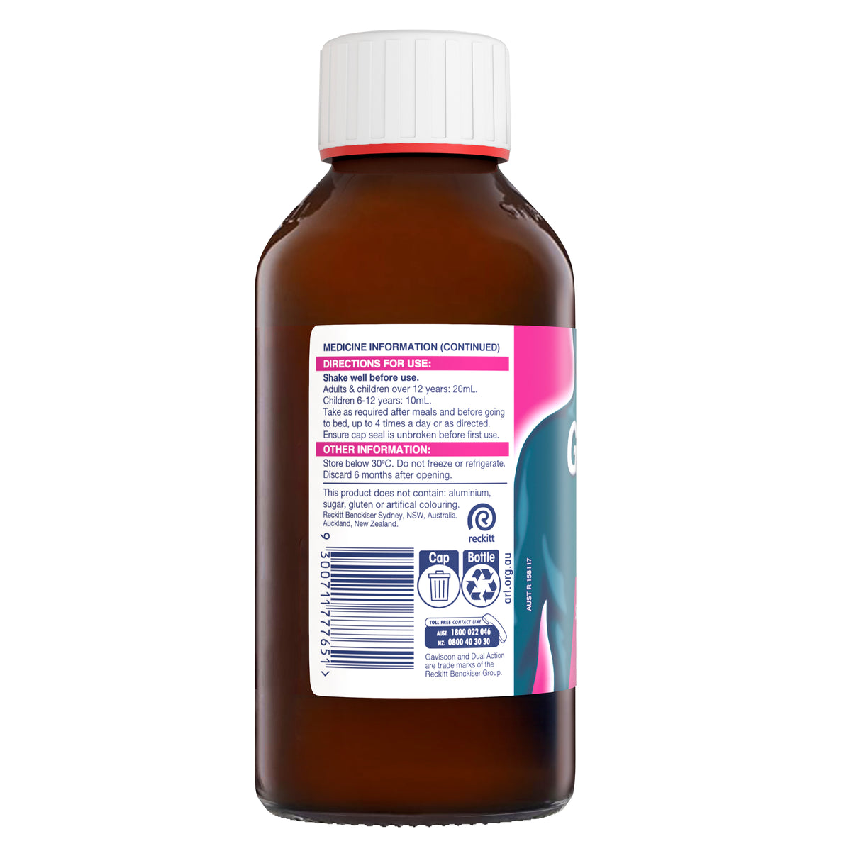 GAVISCON Liquid DA Peppermint 500ml