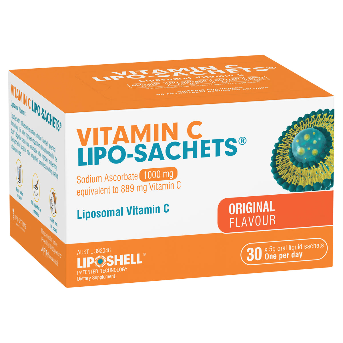 canprev glutathione liposomal 30 sachets reviews - Supplement | Nutty Orange Spice Flavor CanPrev Liposomal Glutathione: 30 Sachets