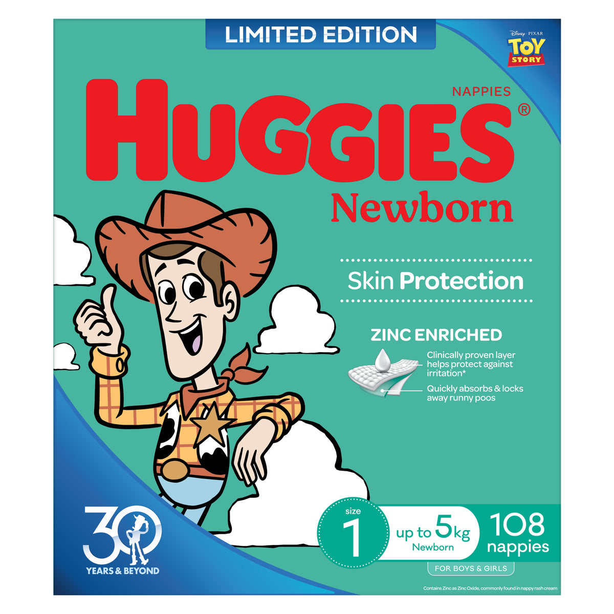 HUGGIES Nappy Ultimate Newborn 108pk