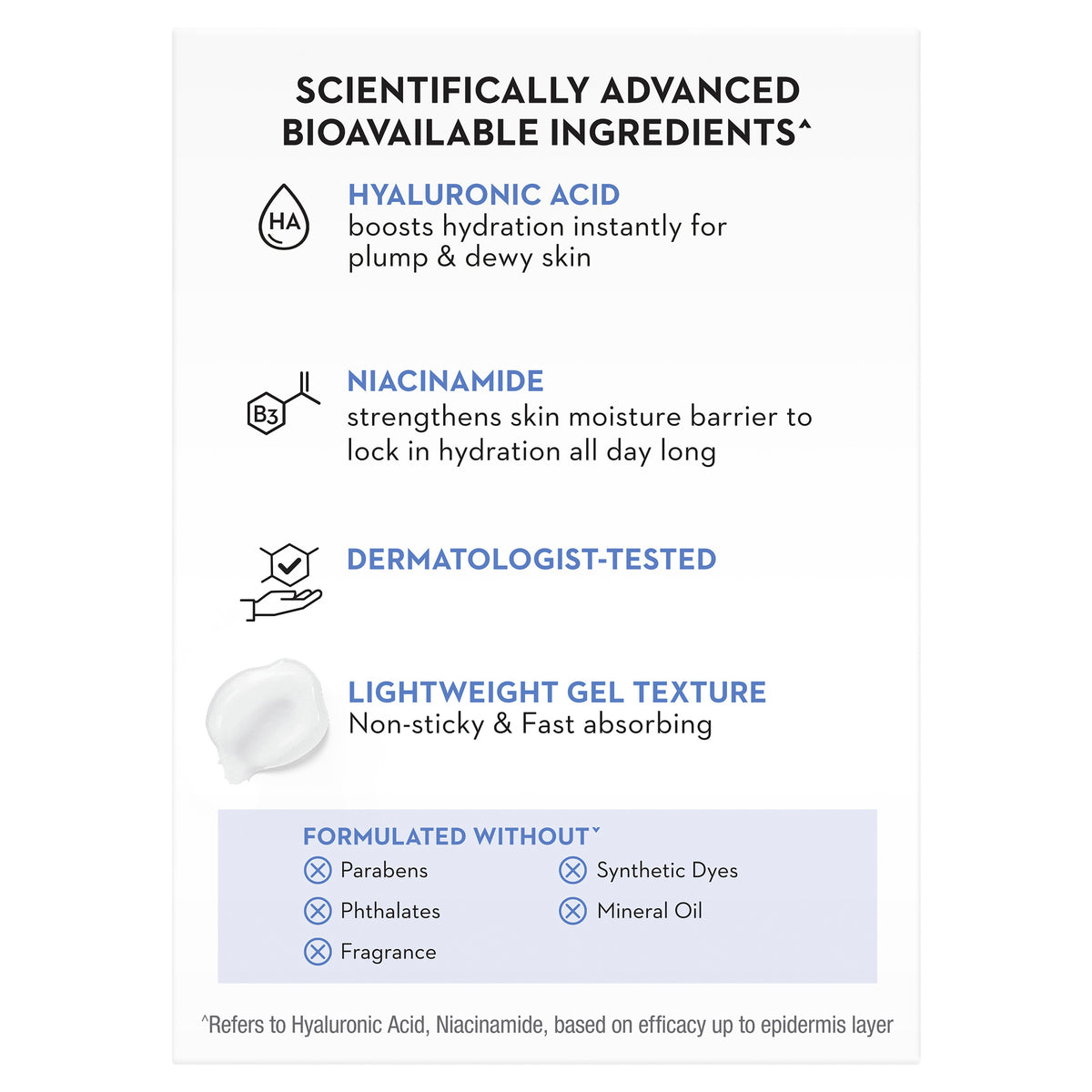 OLAY LUMINOUS HYALURON+ NIACINAMIDE GEL MOISTURISER 50G