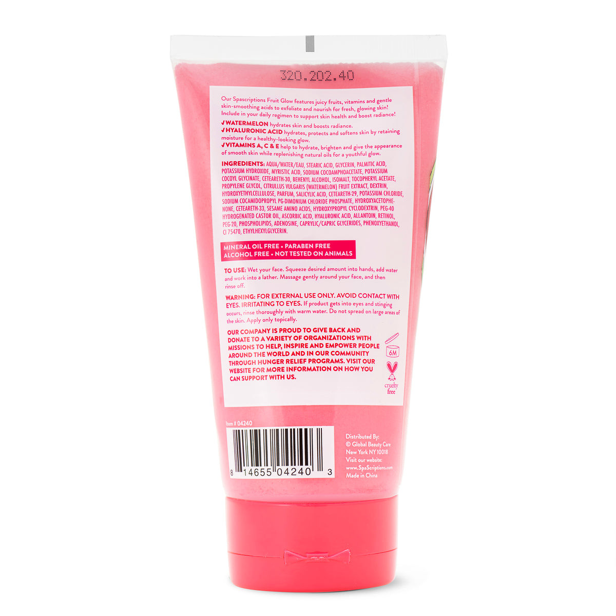 SpaScriptions FG WM+HA F/Clnsr 150ml