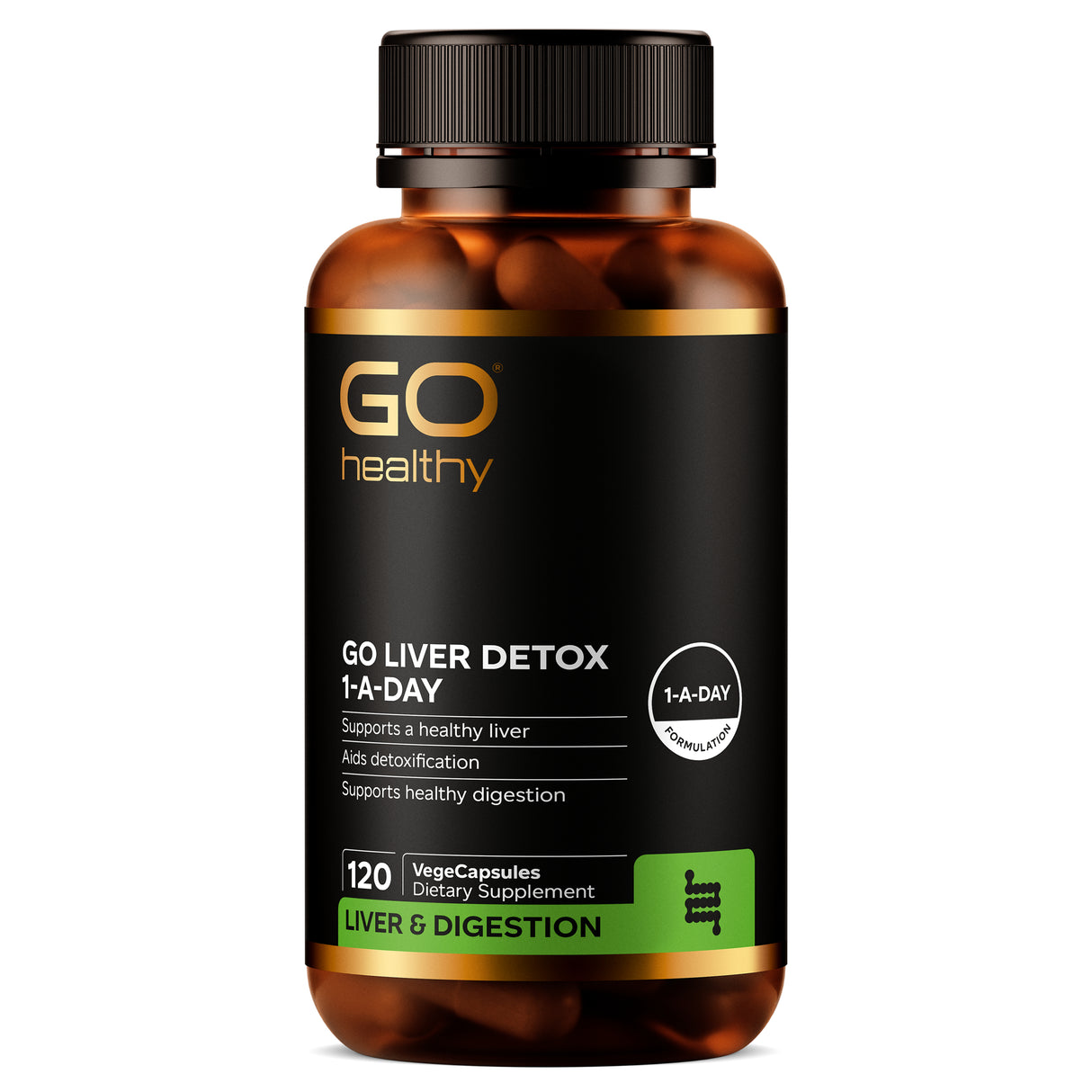 GO Healthy GO Liver Detox Supplement 1-A-Day 60 VCaps