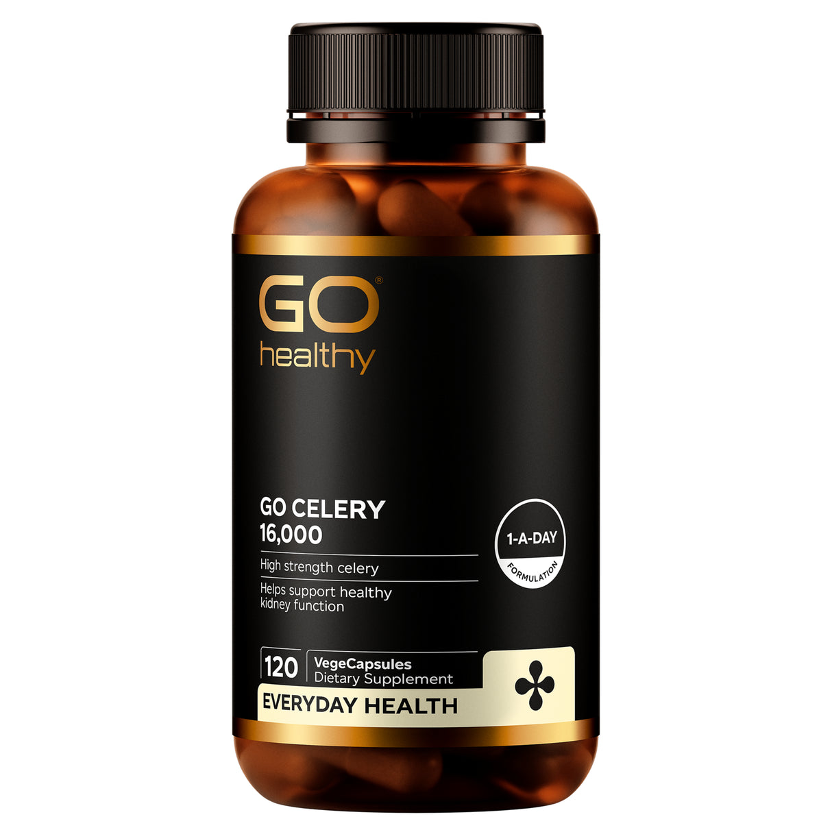 GO Healthy GO Celery 16,000 Kidney Support Supplement 120 Vcaps
