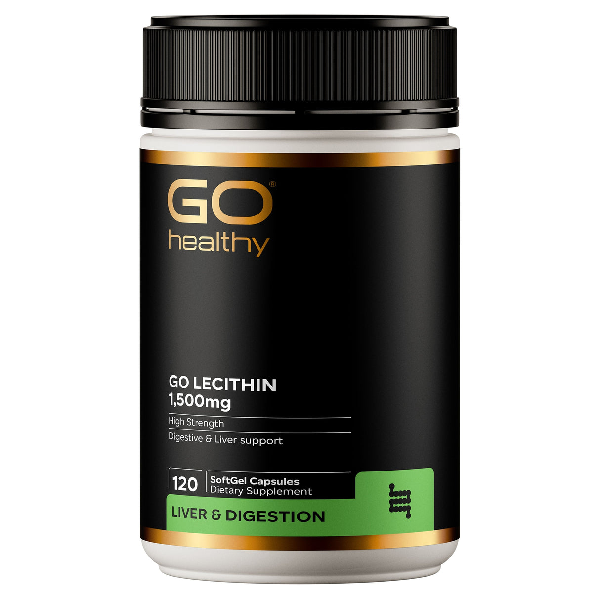 GO Healthy GO Lecithin Supplement 1,500mg 120 Caps