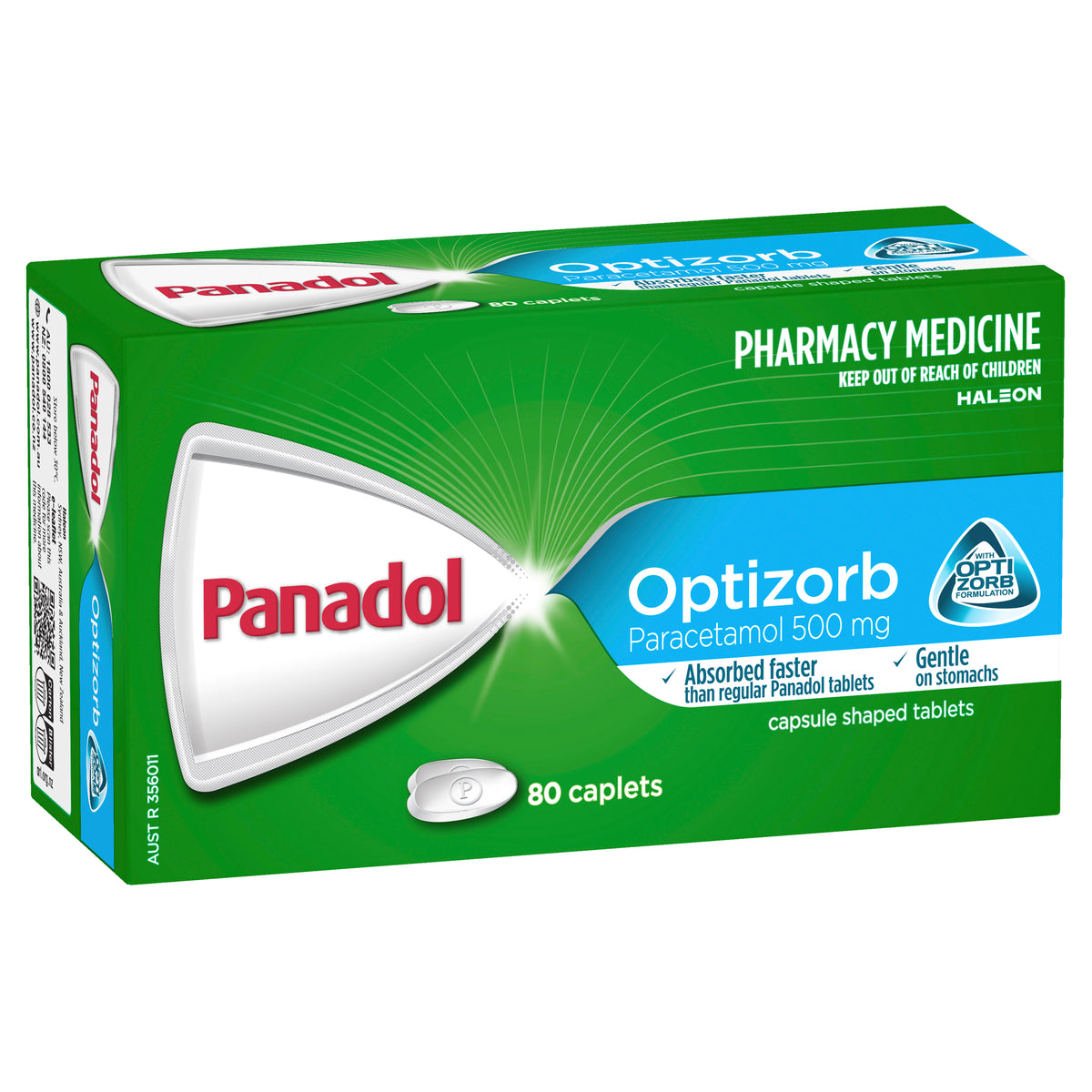 Panadol Optizorb Caplets 80s
