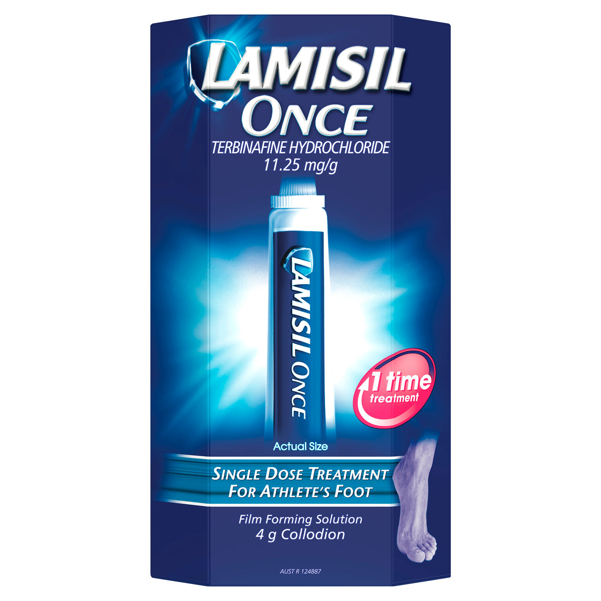 Lamisil Once Film Forming Solution, For Athlete's Foot, 4g