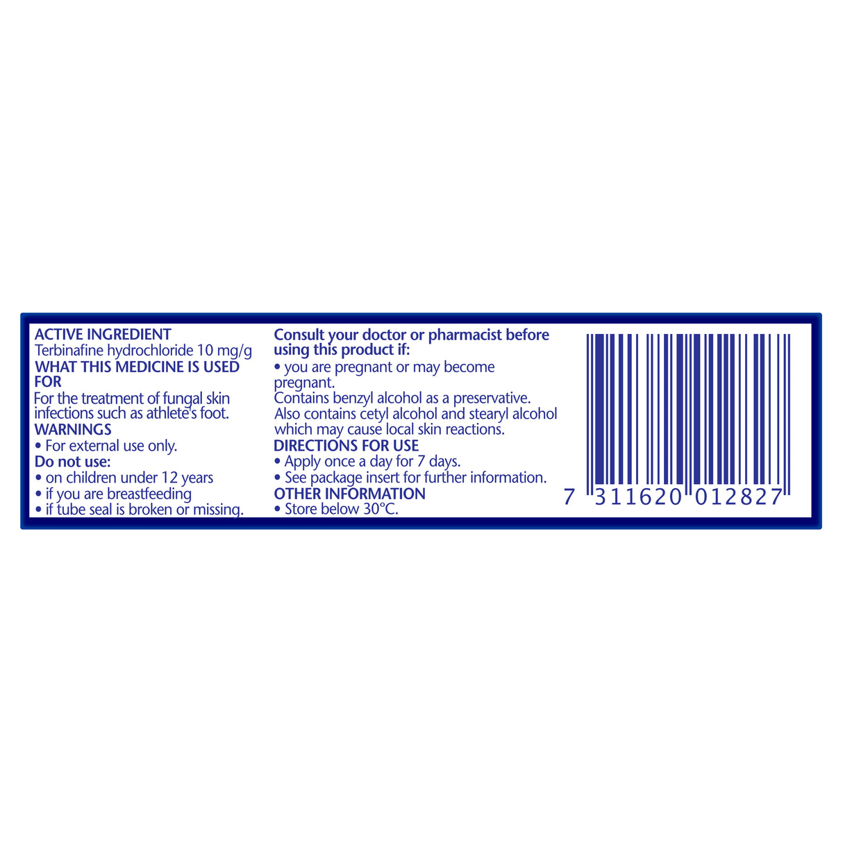 Lamisil Antifungal Athlete's Foot Cream 15 g