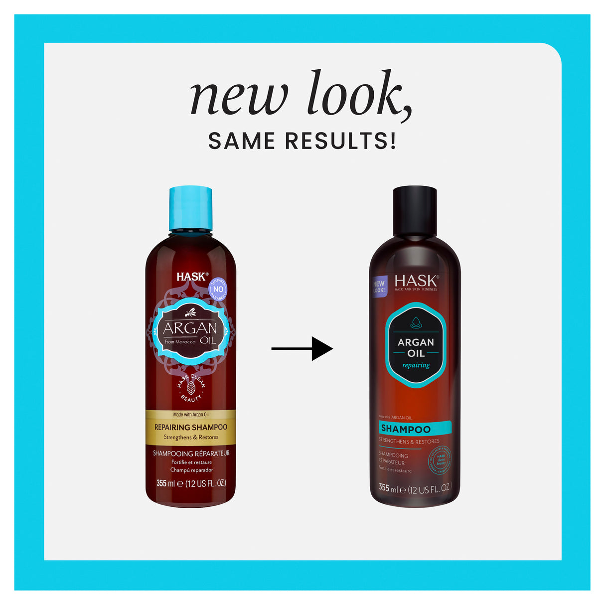 Hask Argan Oil Repairing Shampoo 355ml