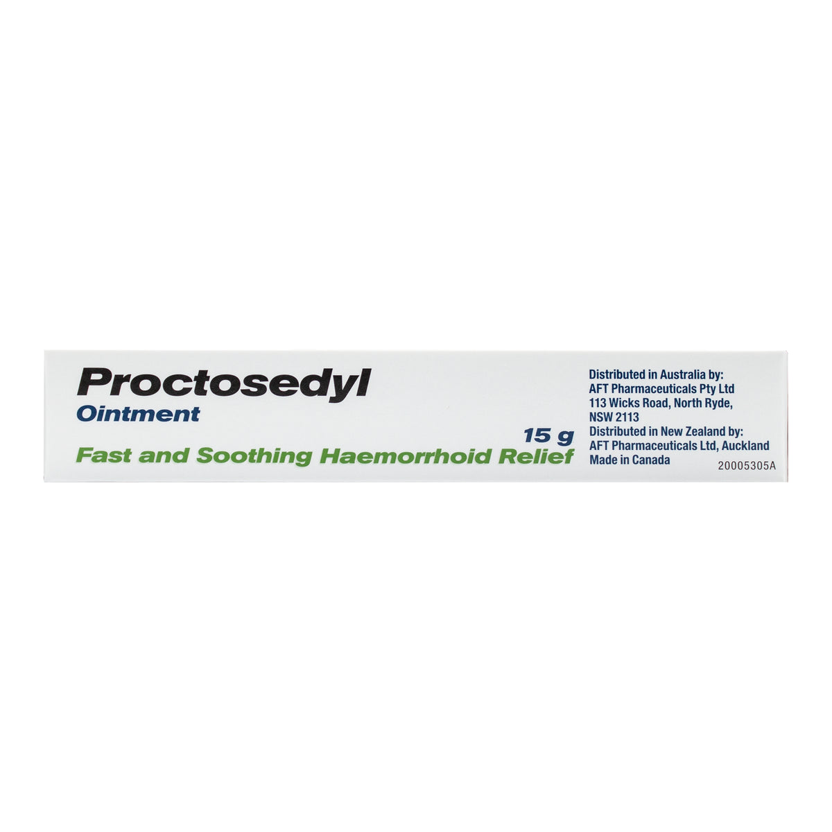 Proctosedyl Ointment 15g