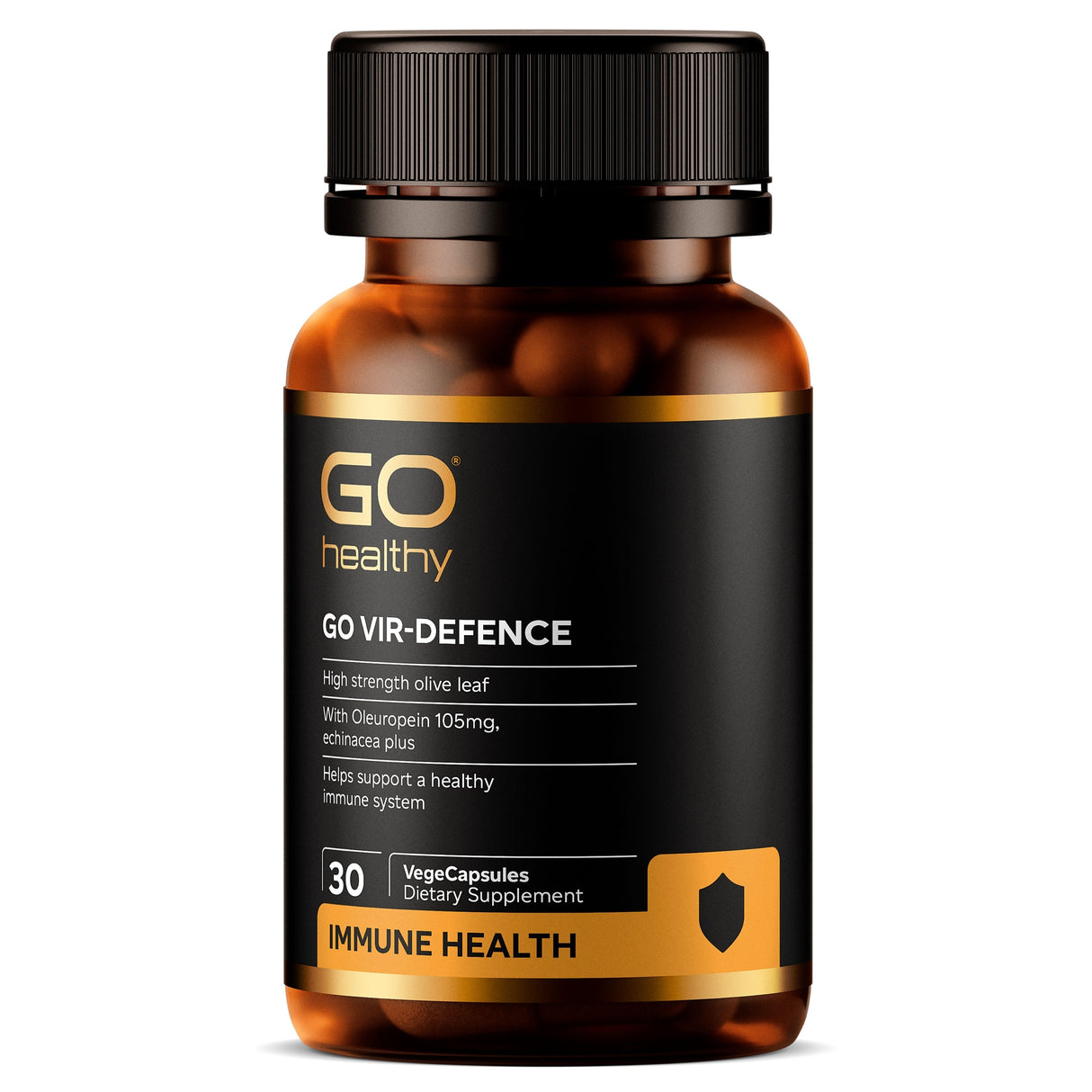 GO Healthy GO Vir-Defence Olive Leaf Extract Supplement 30 VCaps