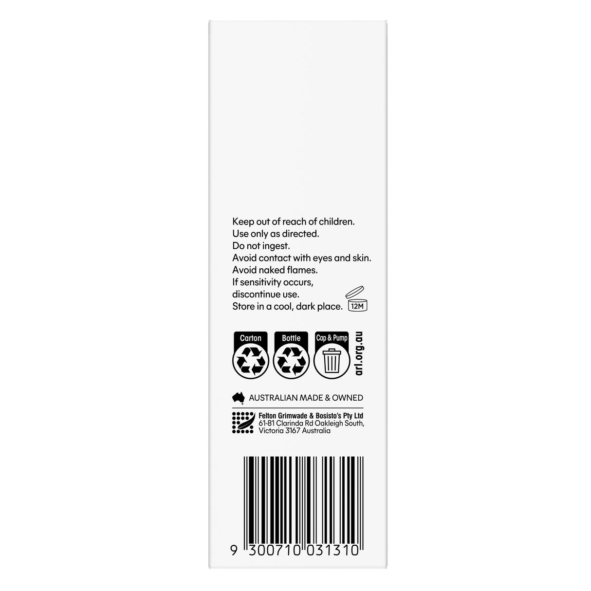 Bosisto’s Native Sleep Aroma Mist 100mL