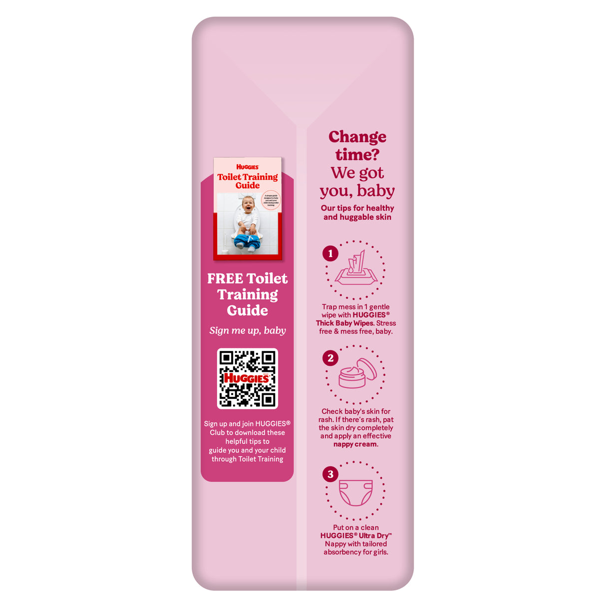 Huggies Ultra Dry Nappies Girls Size 6 (16kg+) 30 Pack