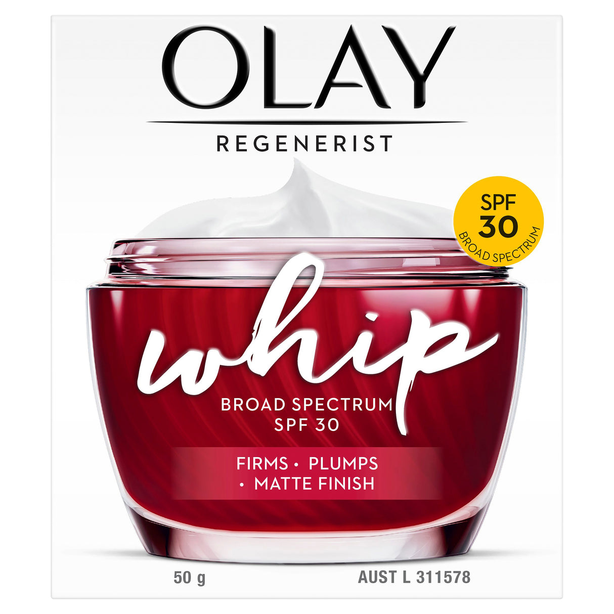 OLAY WHIP REGENERIST FACE CREME SPF 30 50G