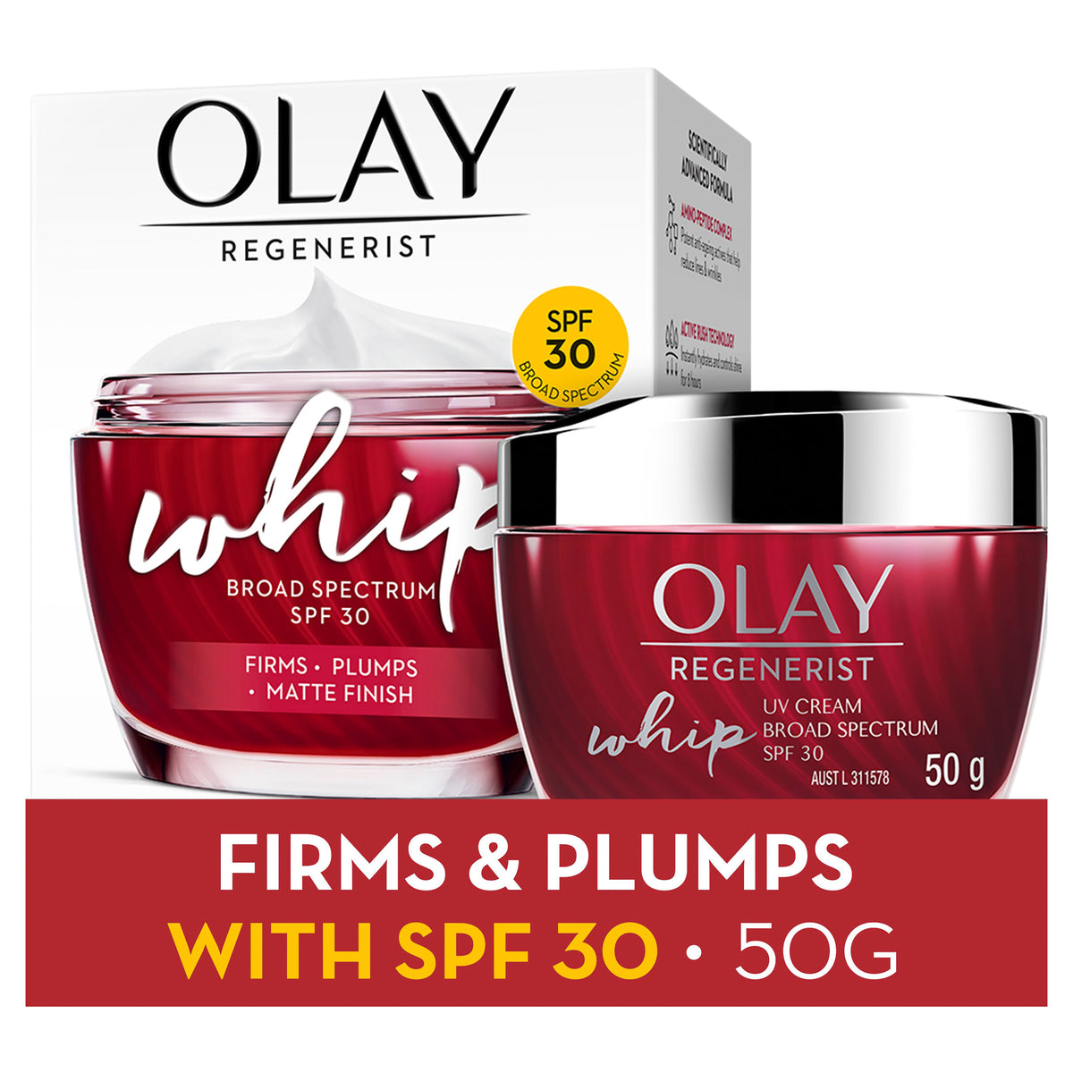 OLAY WHIP REGENERIST FACE CREME SPF 30 50G