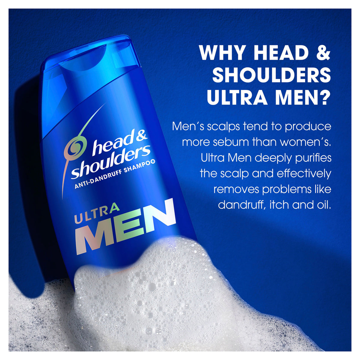 Head & Shoulders Ultra Men 2in1 Deep Clean Shampoo 400ml