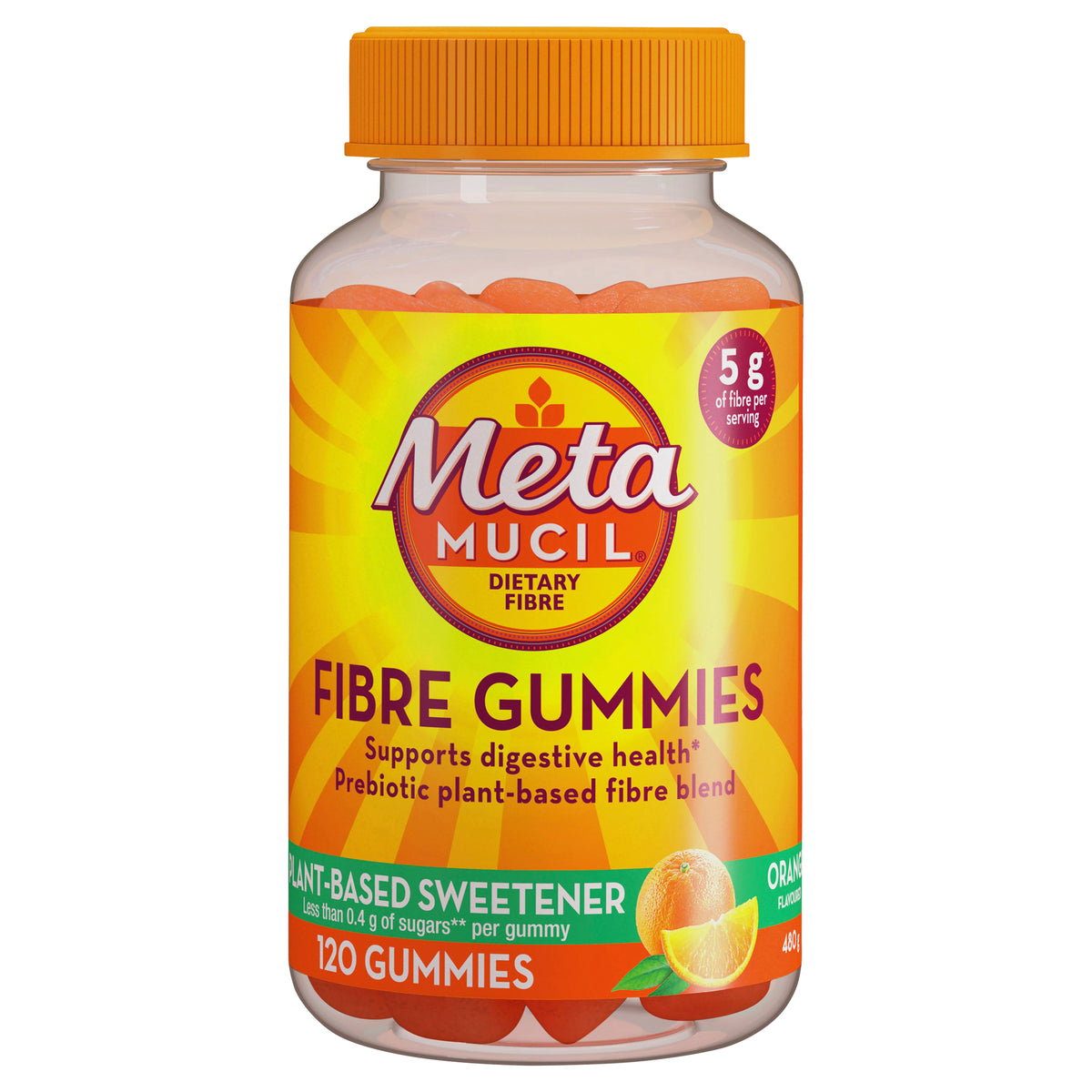 METAMUCIL Fibre Gummies Orange 120s
