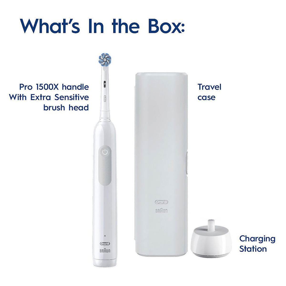 Oral-B Pro 1500X Power Brush Wht