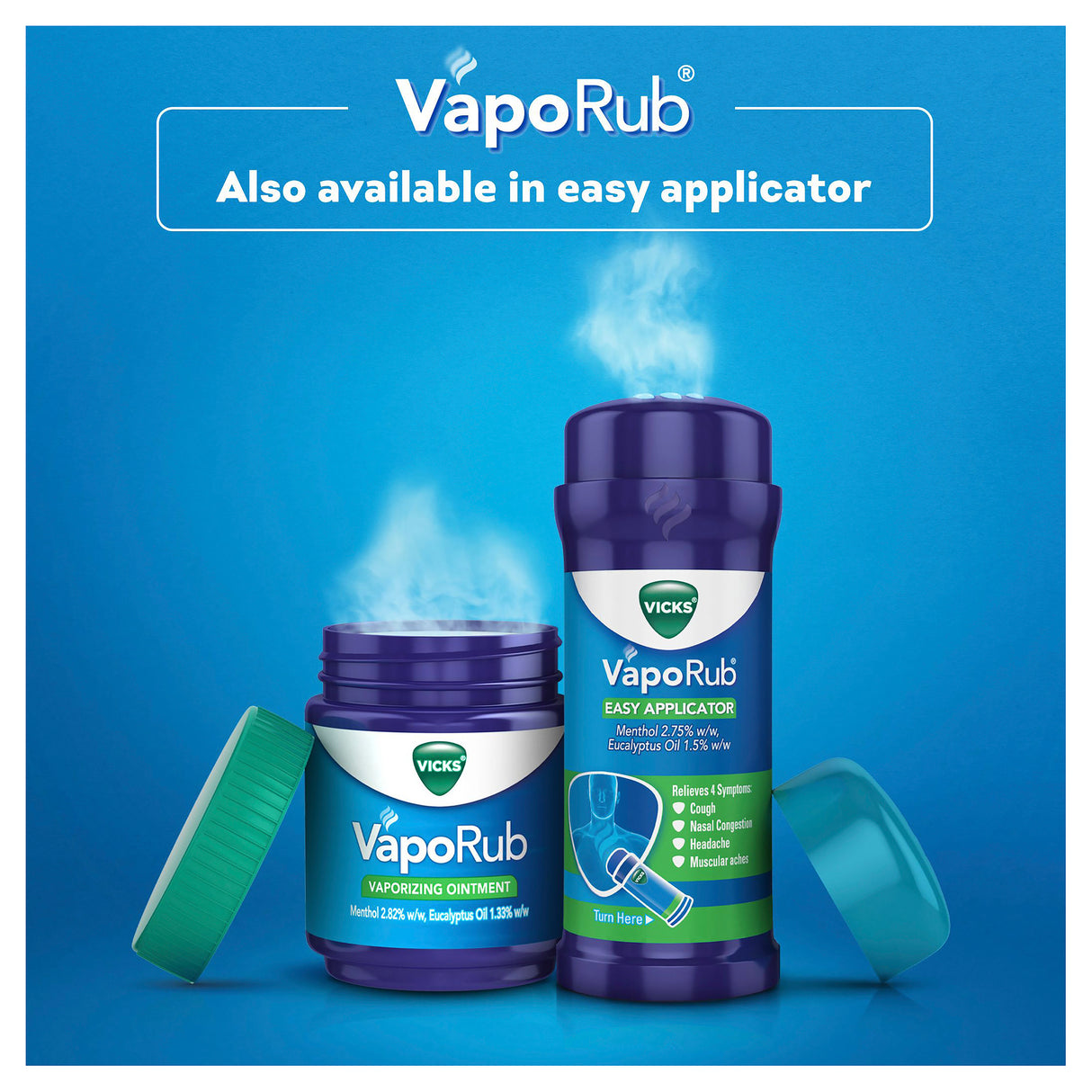 Vicks VapoRub Chest Rub and Vaporizing Ointment Decongestant 100g