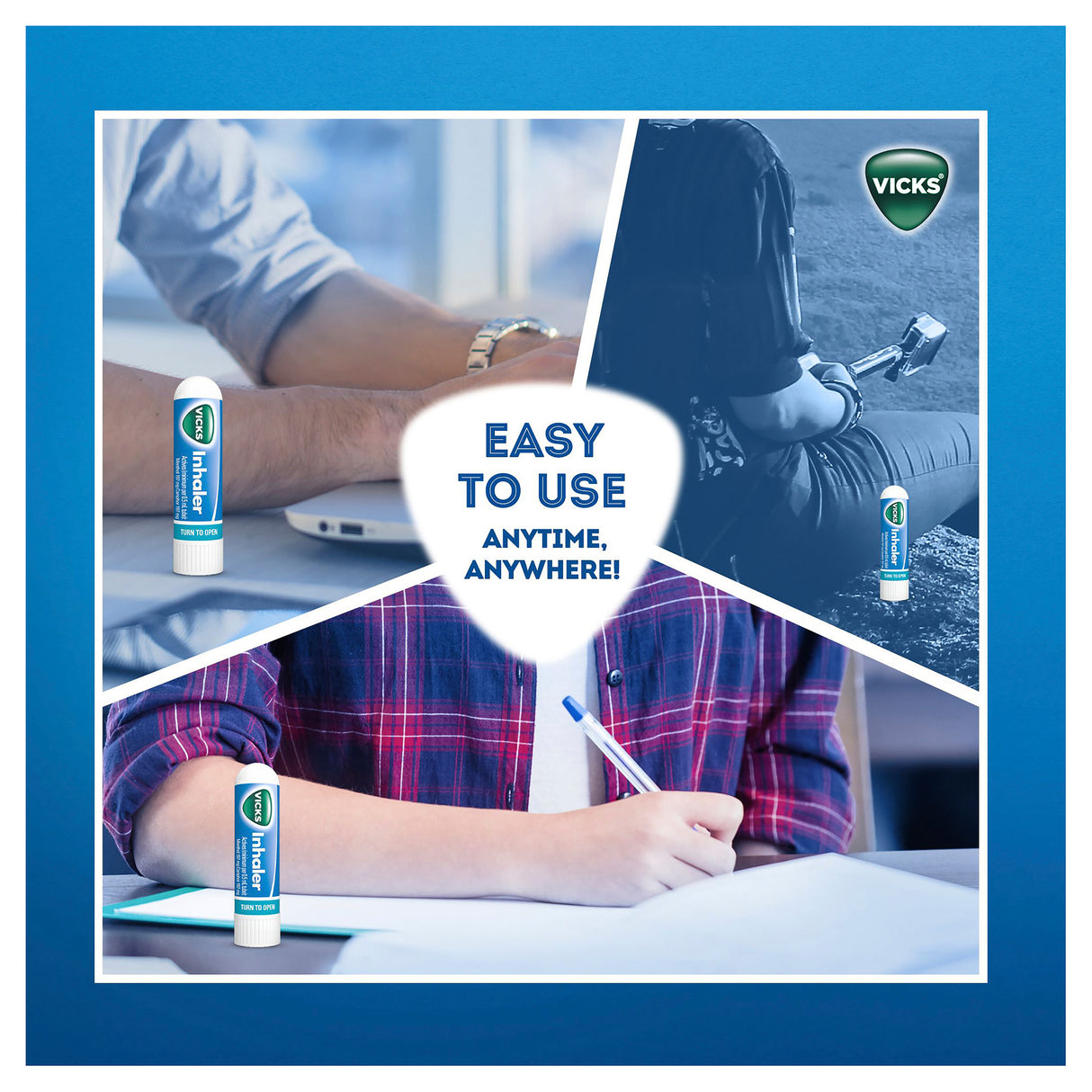 Vicks Nasal Decongestant Inhaler 2 Pack