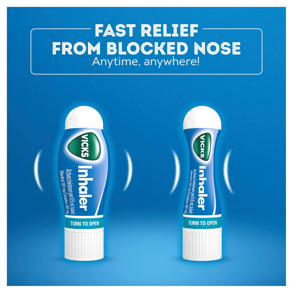 Vicks Nasal Decongestant Inhaler 2 Pack