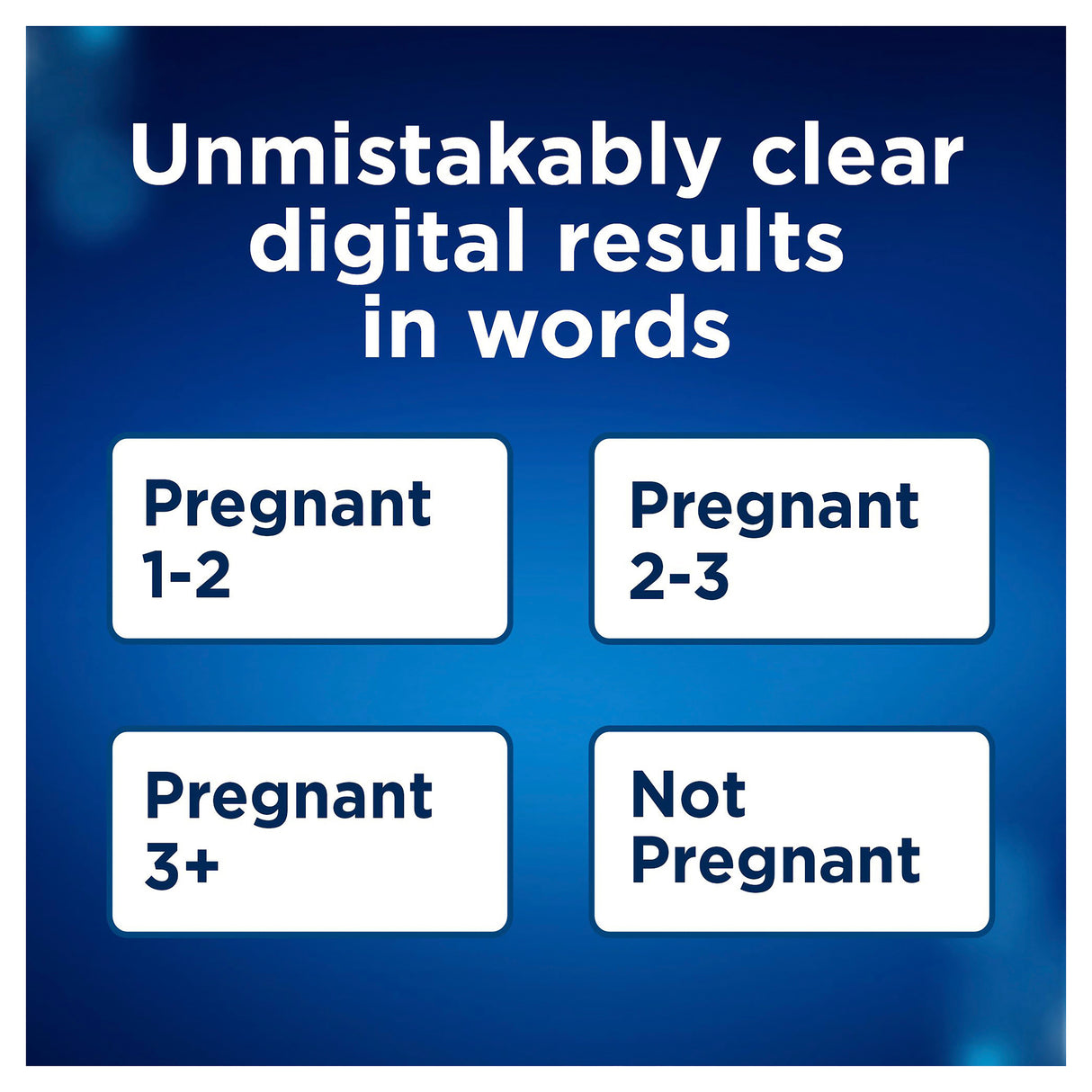 Pregnancy Test - Clearblue Digital With Weeks Indicator, The Only Test That Tells You How Many Weeks, 1 Digital Test