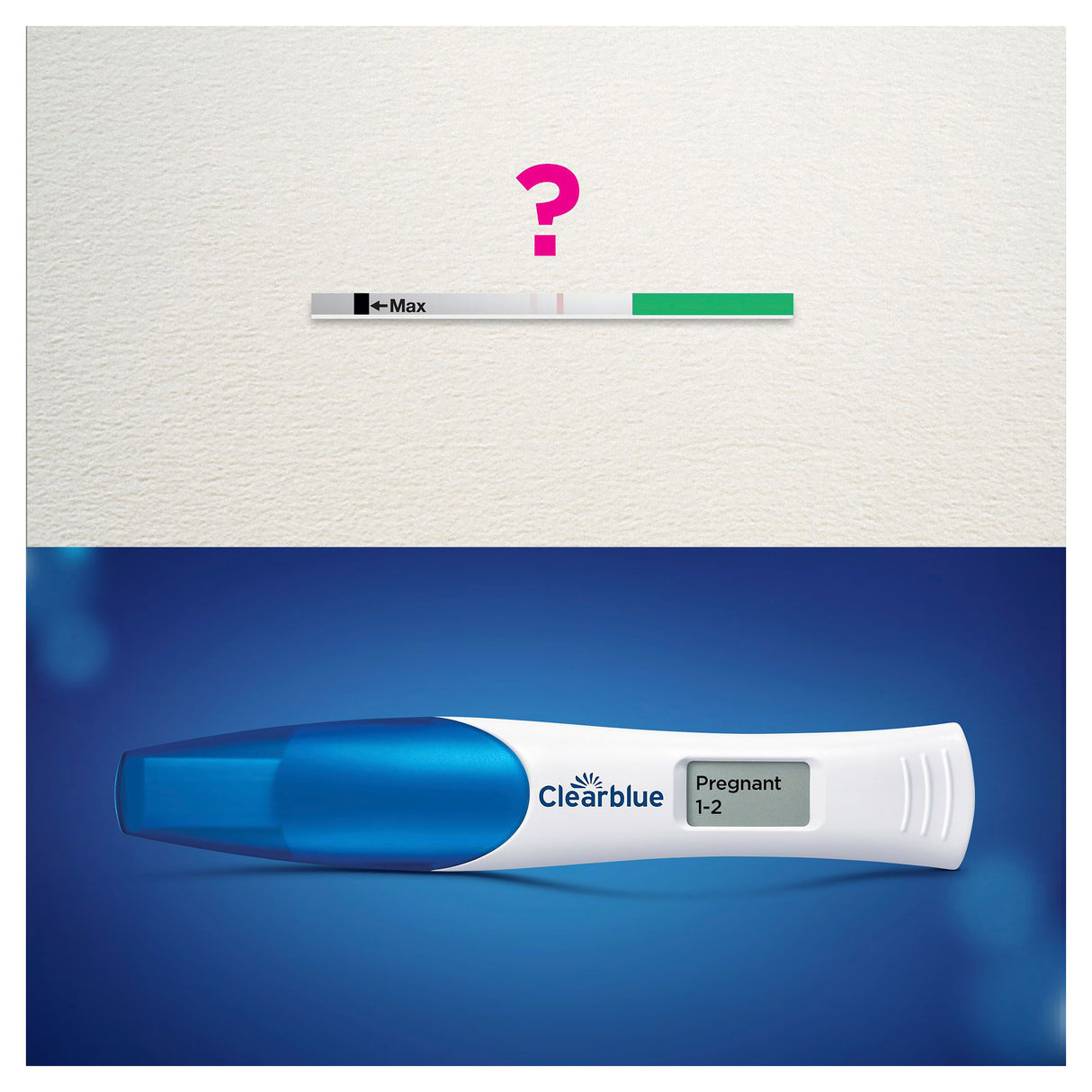 Pregnancy Test - Clearblue Digital With Weeks Indicator, The Only Test That Tells You How Many Weeks, 1 Digital Test