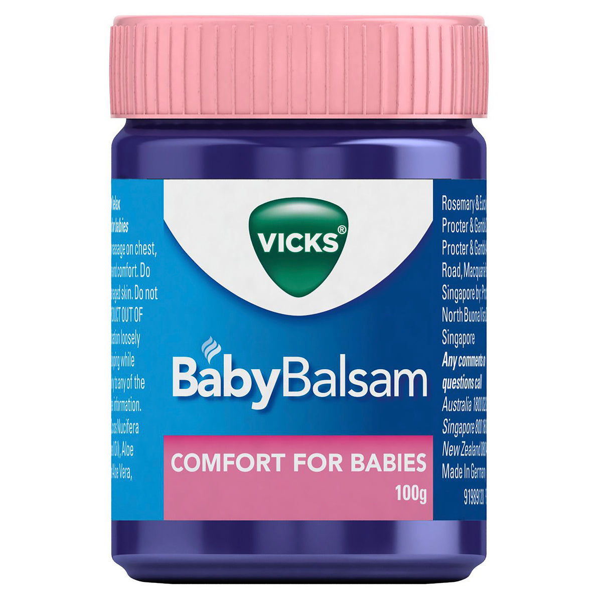 Vicks Baby Balsam Decongestant Rub 100g