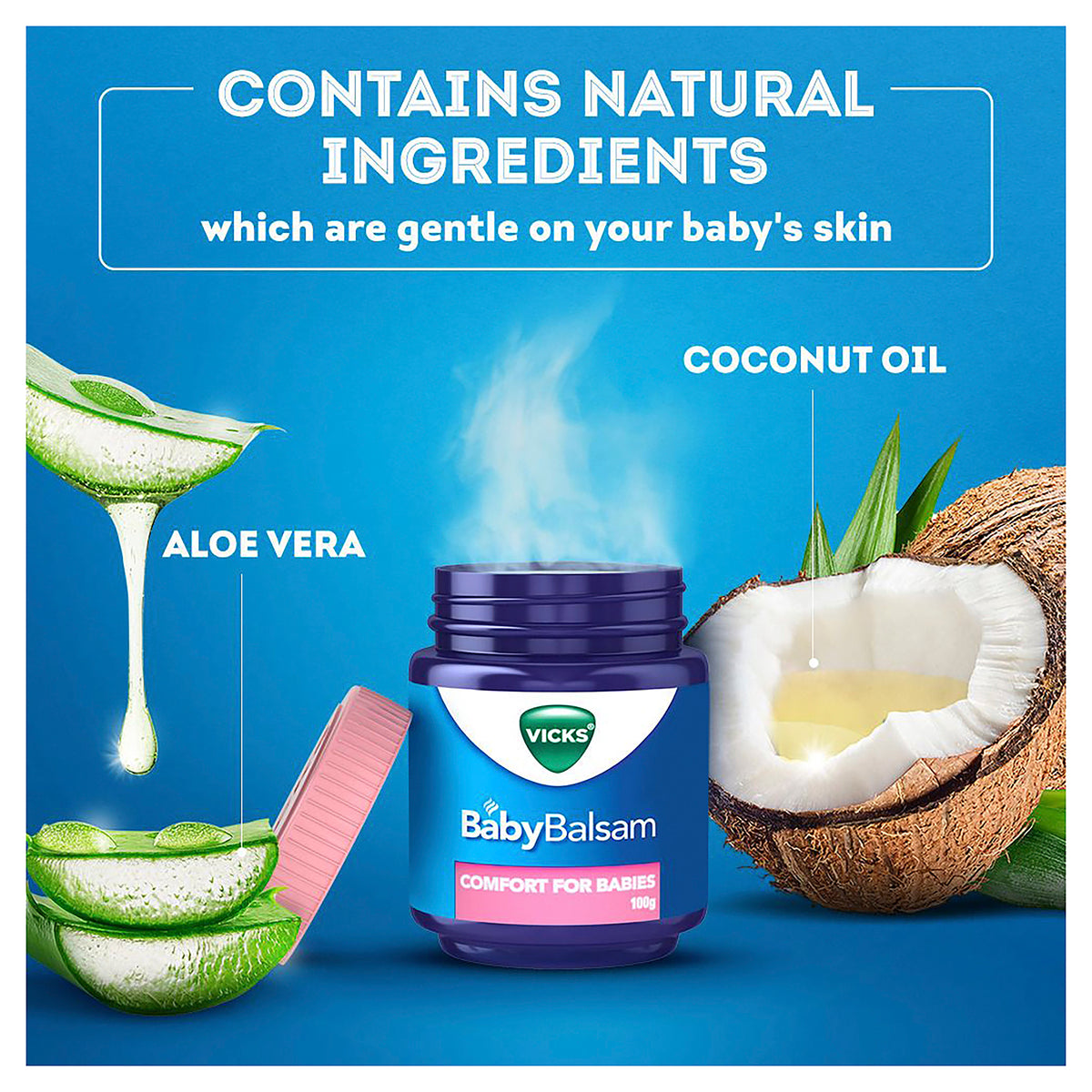 Vicks Baby Balsam Decongestant Rub 100g