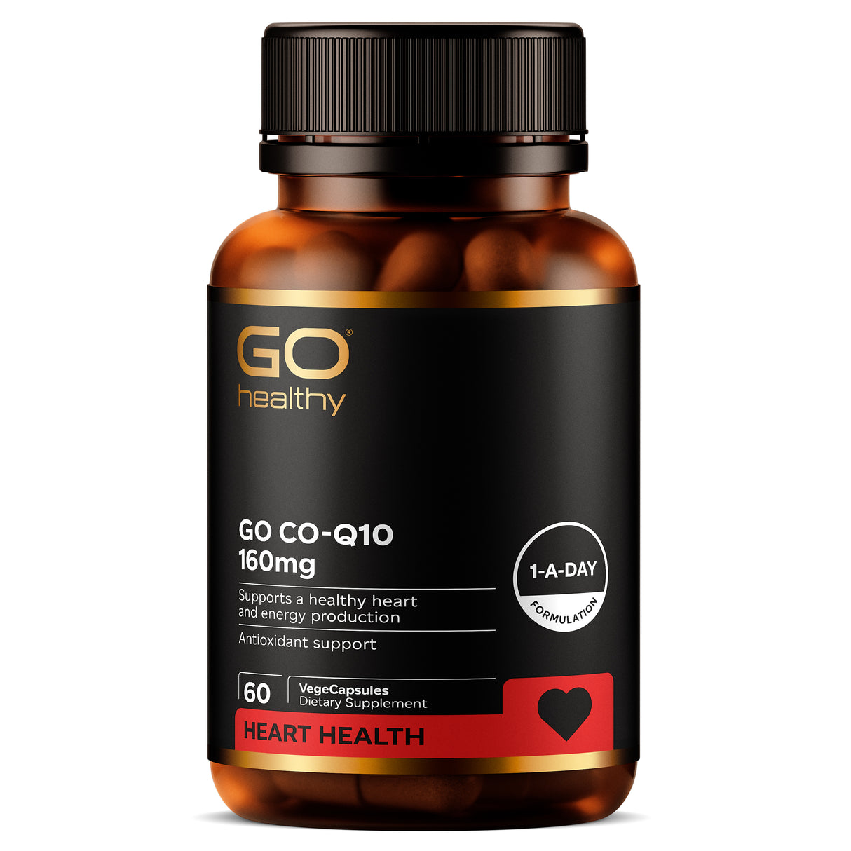 GO Healthy GO Co-Q10 Supplement 160mg 60 VCaps