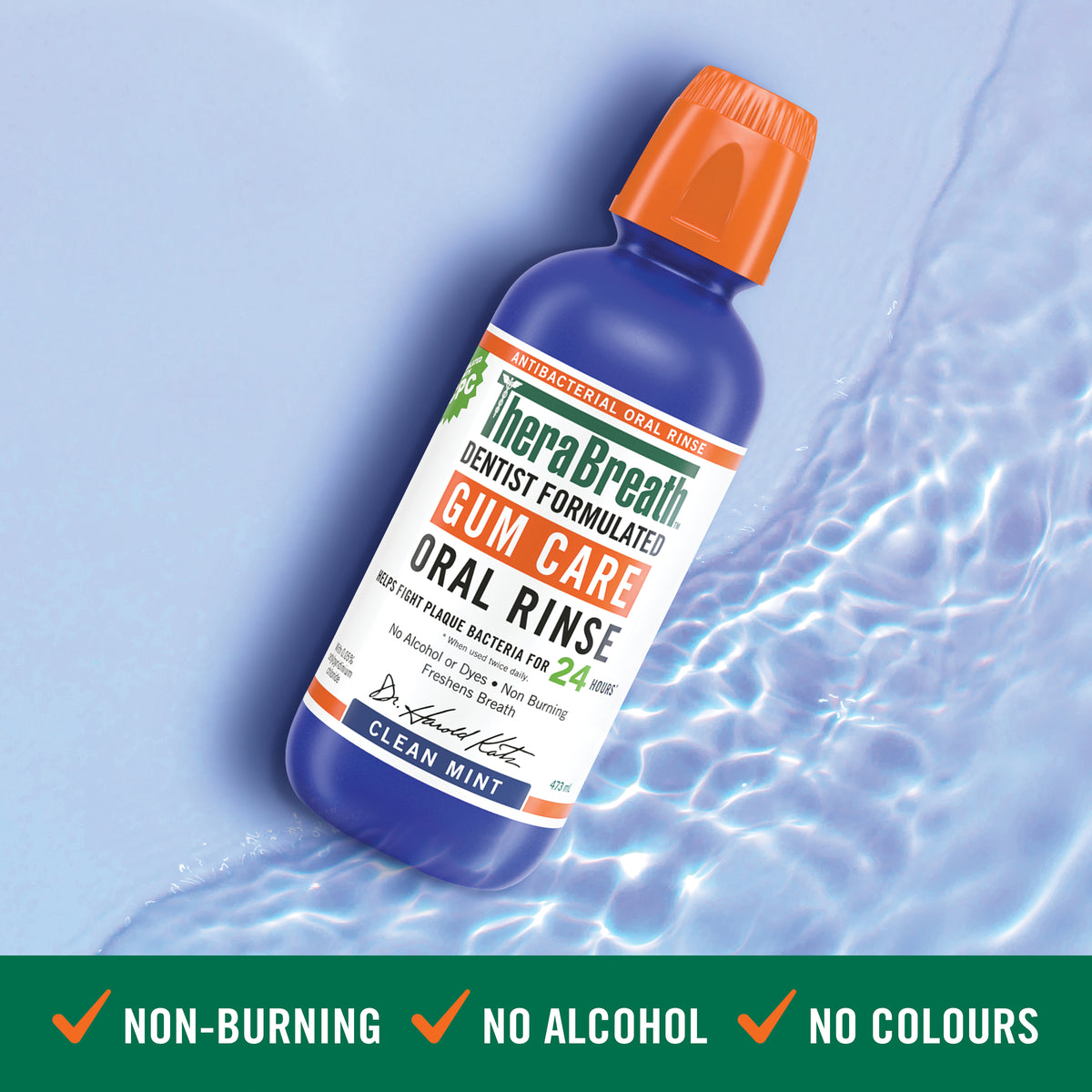 TheraBreath Oral Rinse Gumcare 473ml