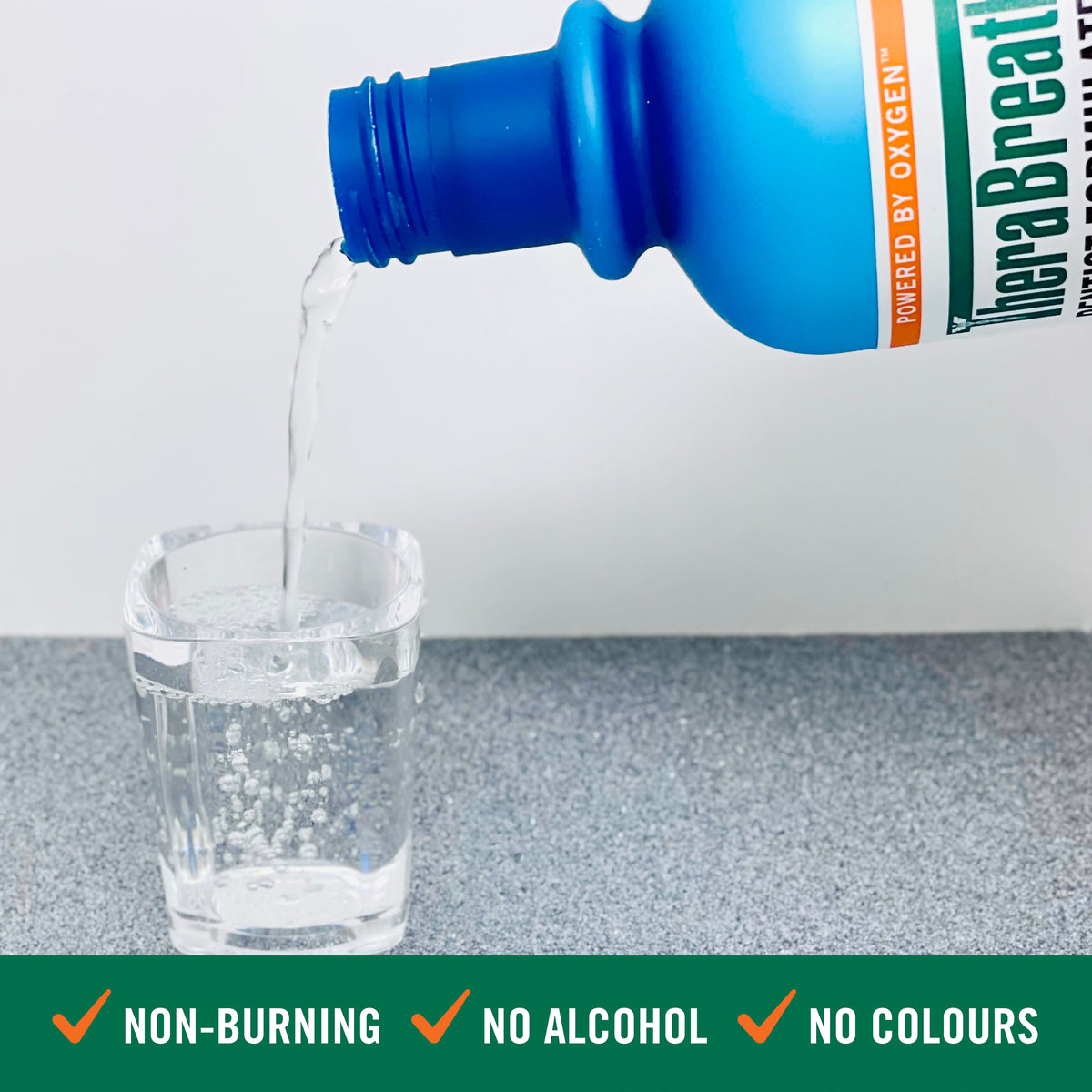 TheraBreath Oral Rinse Icy Mint 1l