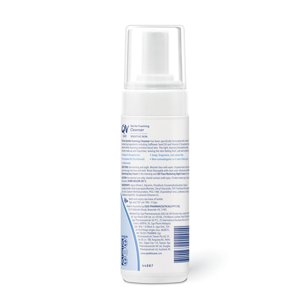 EGO QV Face Foam Cleanser 150ml