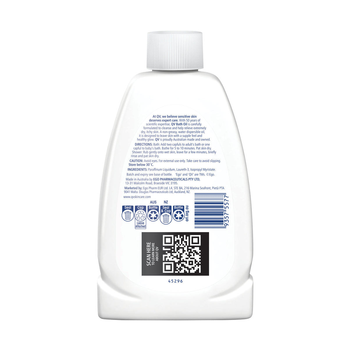 Ego QV Bath Oil 250ml