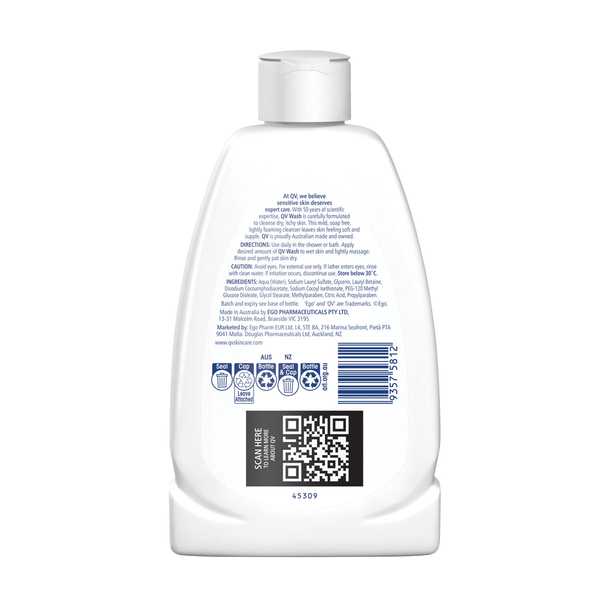 Ego QV Wash 250ml