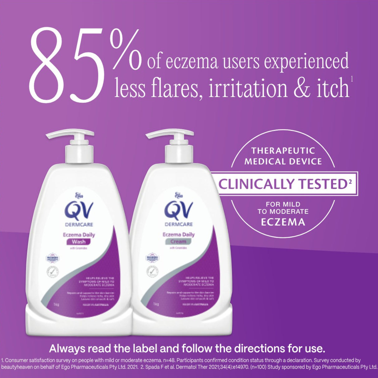 EGO QV Dermcare Eczema Daily Cream 1kg