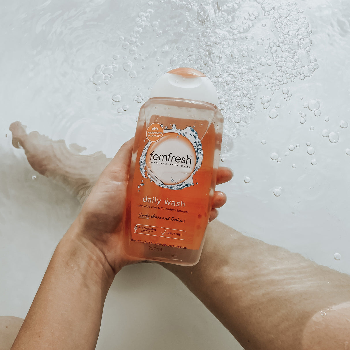 Femfresh Daily Intimate Wash with Aloe Vera and Calendula Extract 250 mL