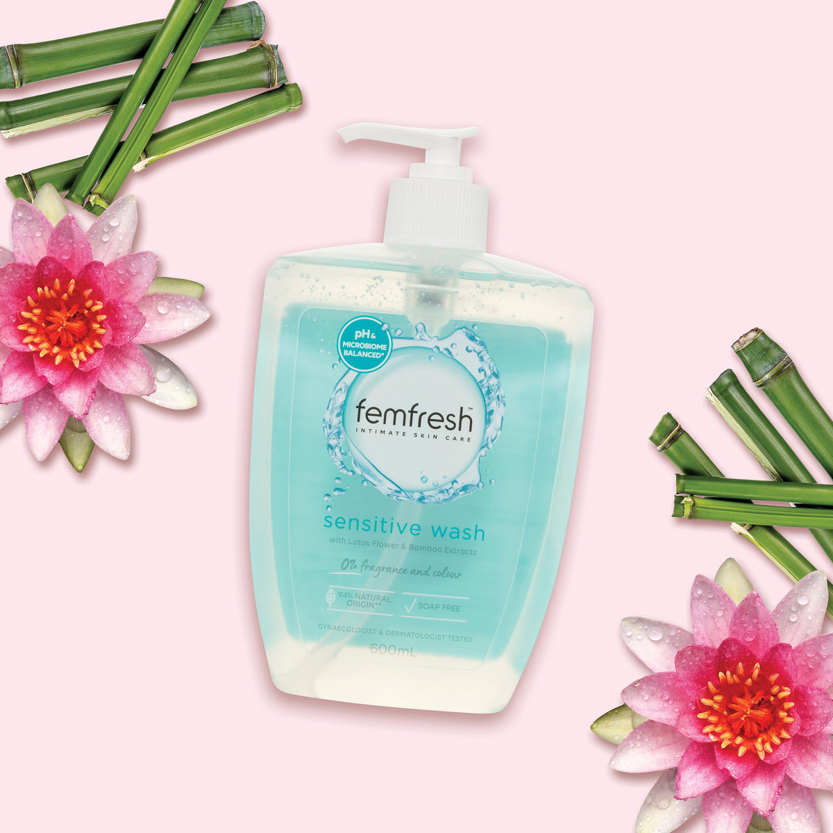 FEMFRESH Sensitive Wash 600ml
