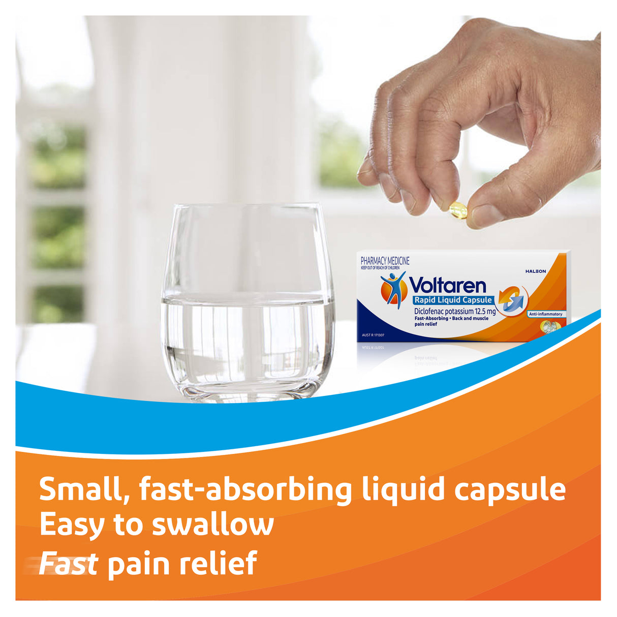 Voltaren Rapid Pain Relief 12.5 mg Liquid Capsules 20s
