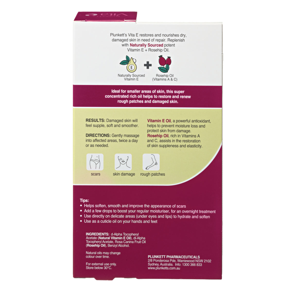 Plunkett's Vita E Super Concentrated Vitamin E Oil 25mL