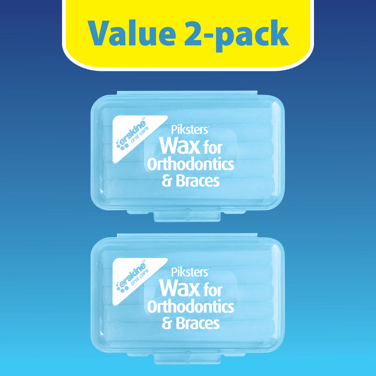 Piksters Orthodontic Wax Twin Pk 2pk