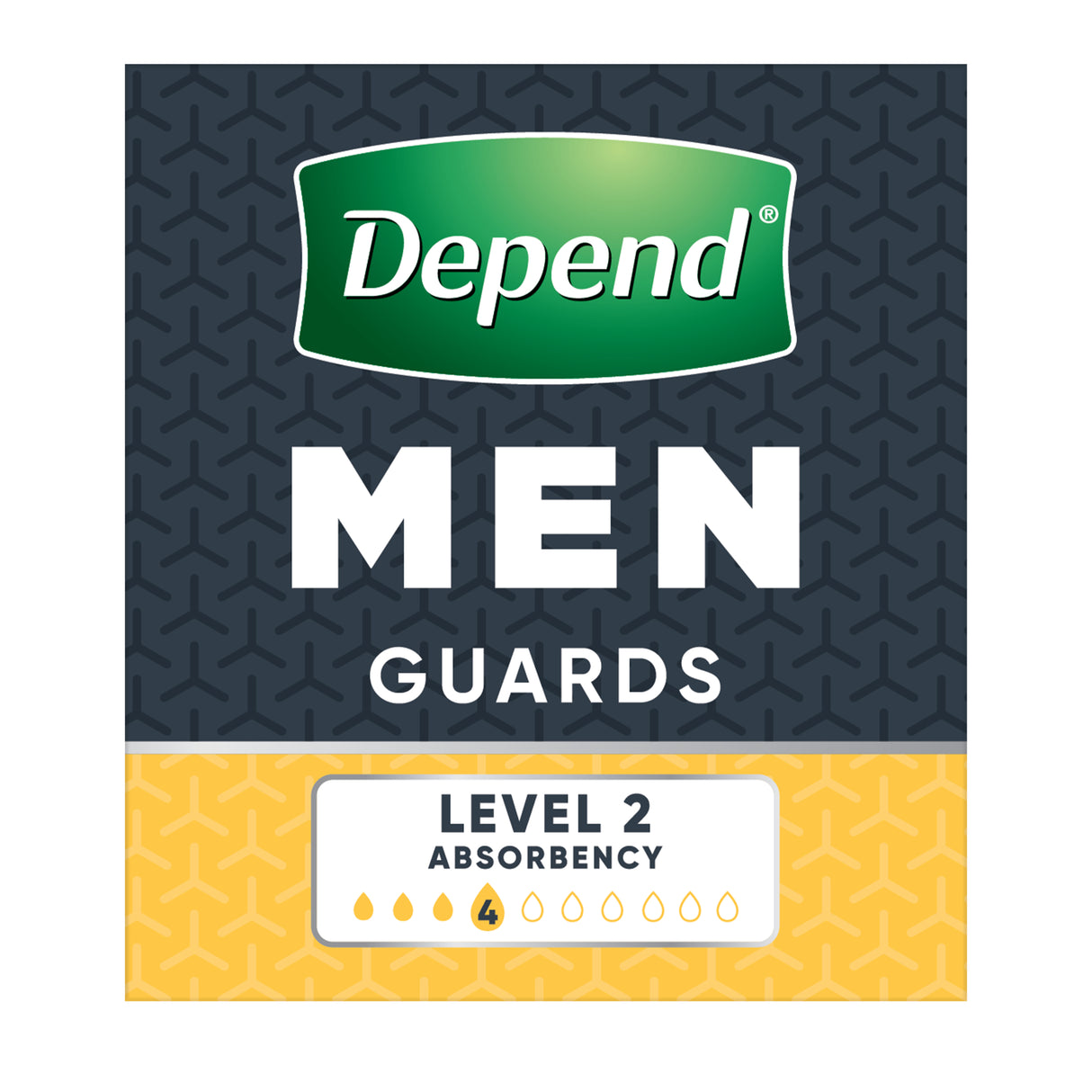 Depend Incontinence Guards Men 12 Pack