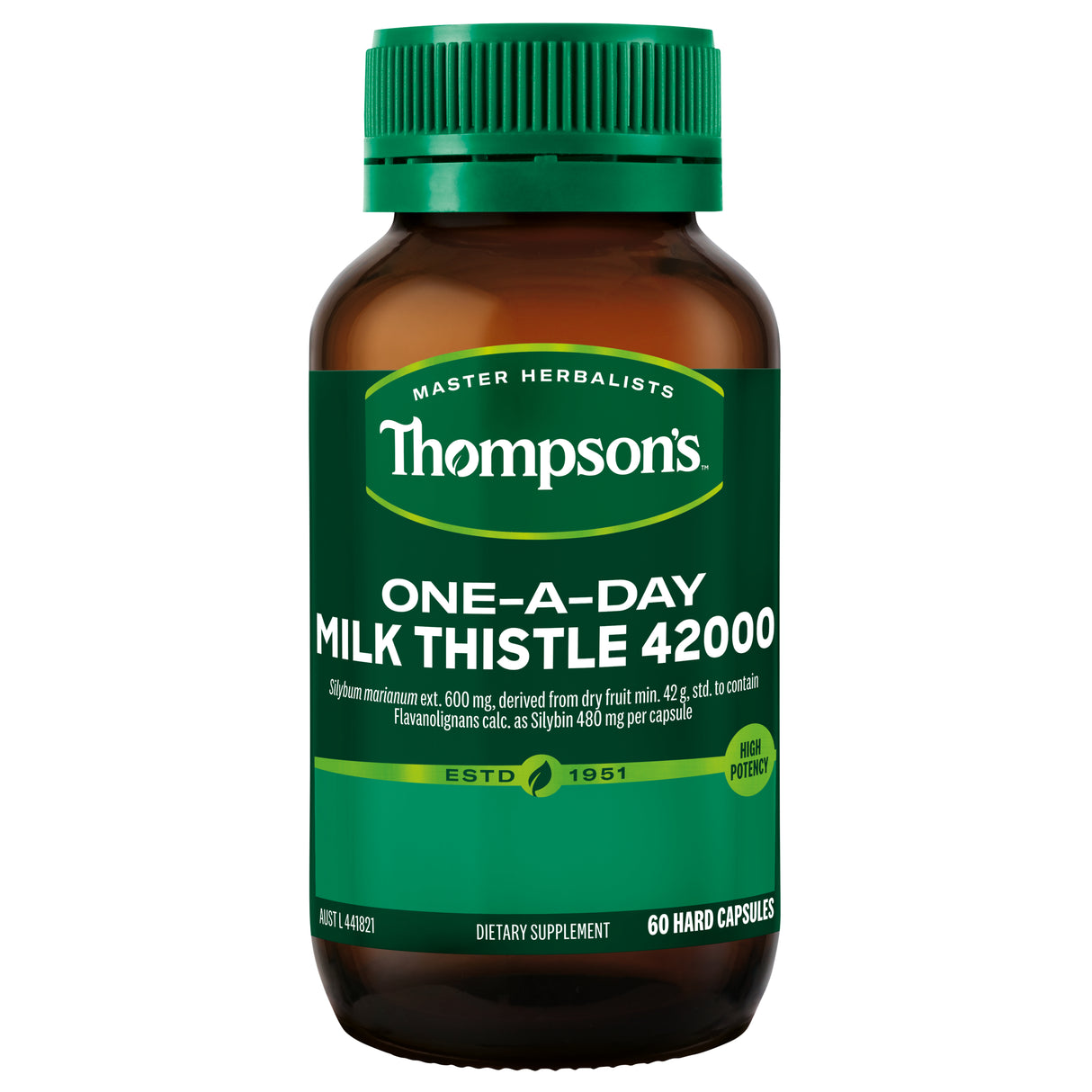 Thompson's One-a-day Milk Thistle 42000 60 Capsules