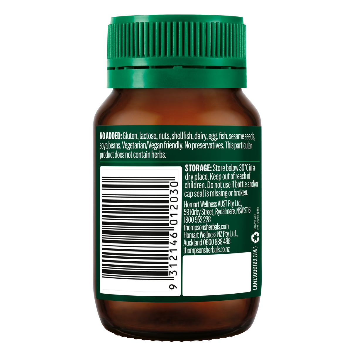 Thompson's Organic Selenium 150 60 tablets