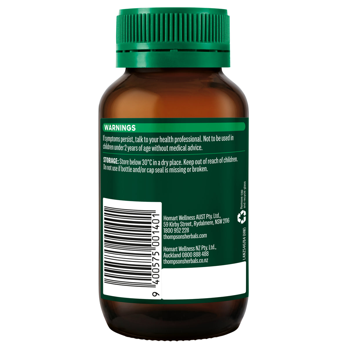 Thompson's Slippery Elm Bark 60 Chewable Tablets