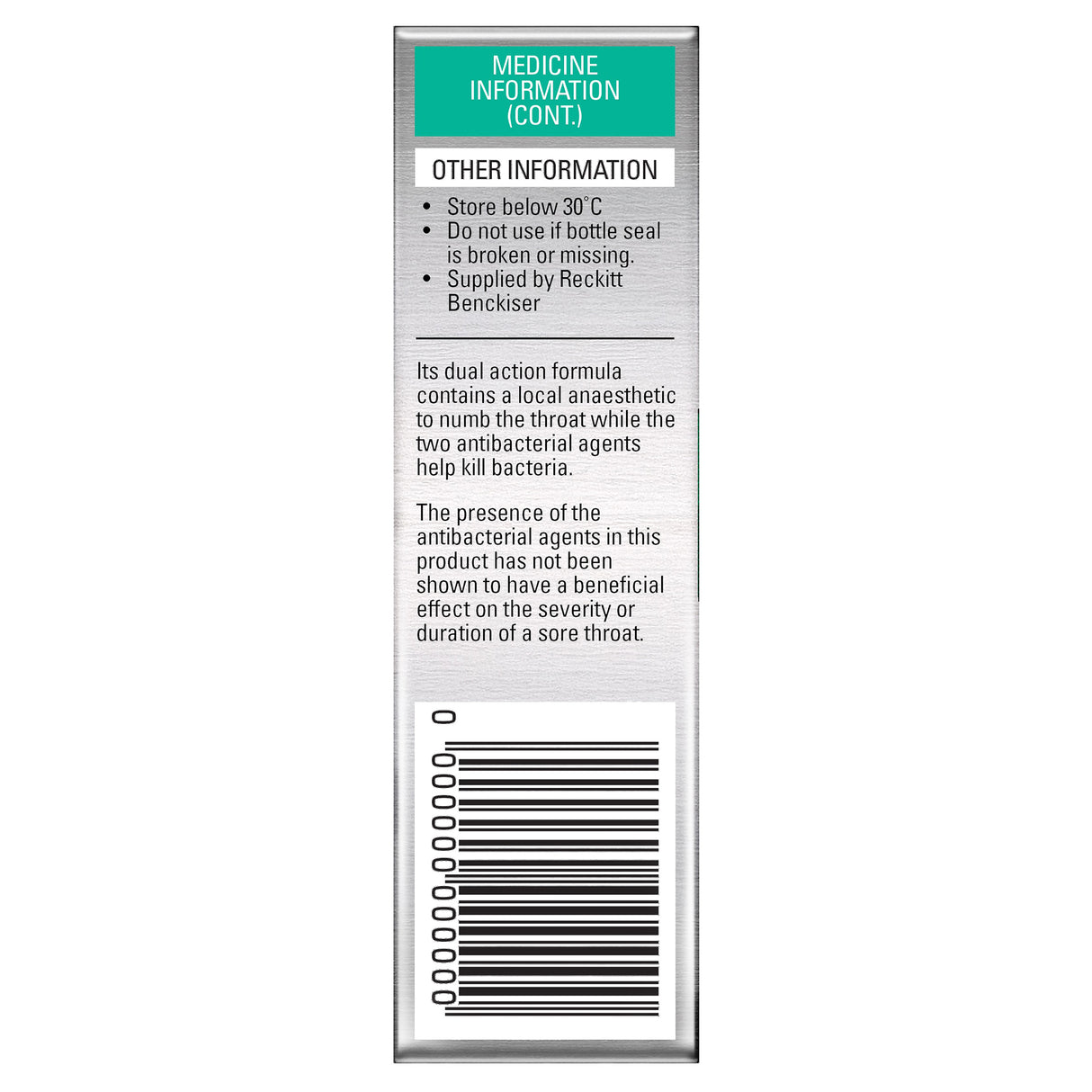 STREPSILS Throat Spray Menthol 20ml